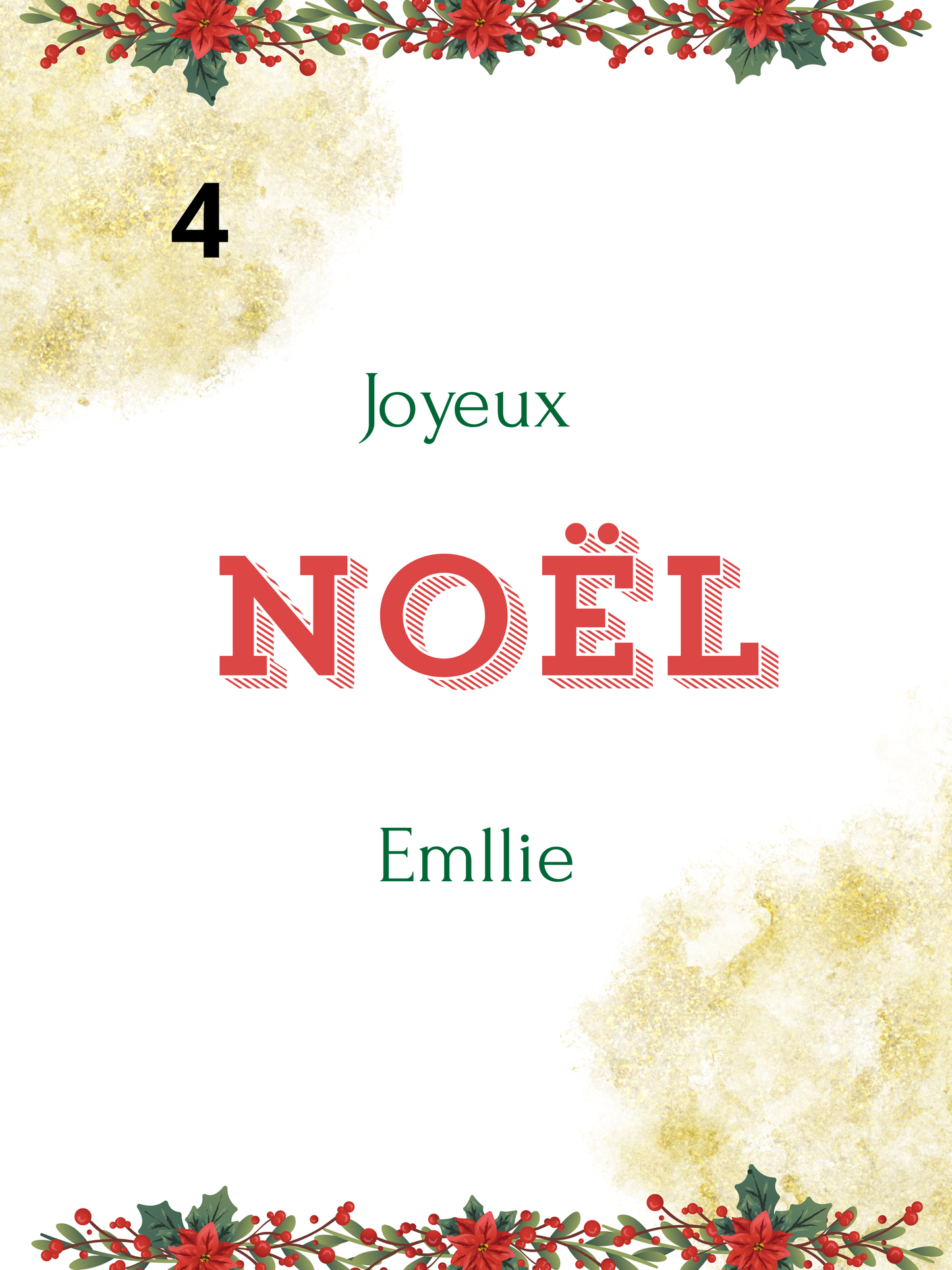 Etiquette bouteille de vin personnalisées Noël / Evènements / Fêtes