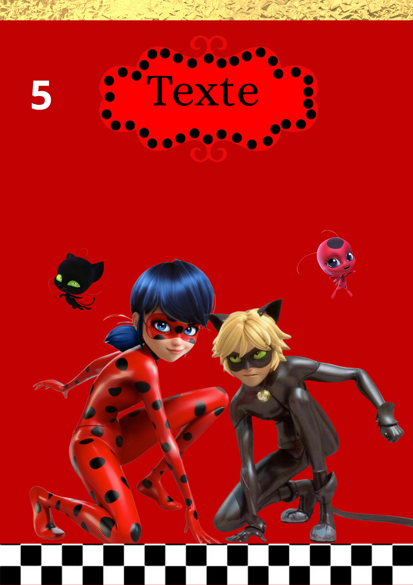 Etiquettes & Produits personnalisés ( anniversaire & évènement ) Thème Lady Bug