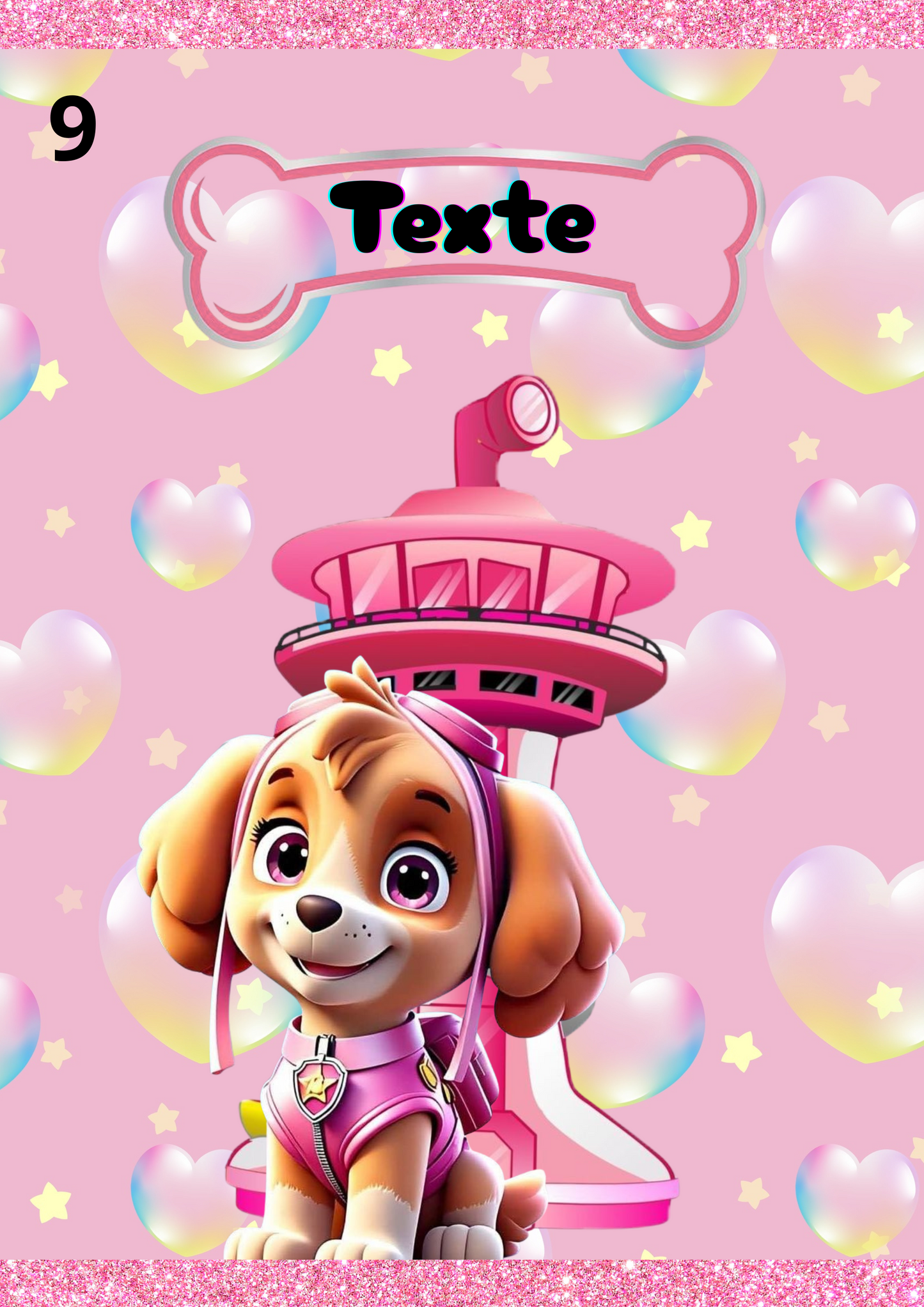 Etiquette Pat'Patrouille