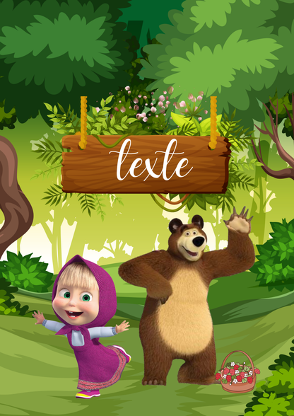 Etiquettes & Produits personnalisés ( anniversaire & évènement ) Thème  Dessin animé