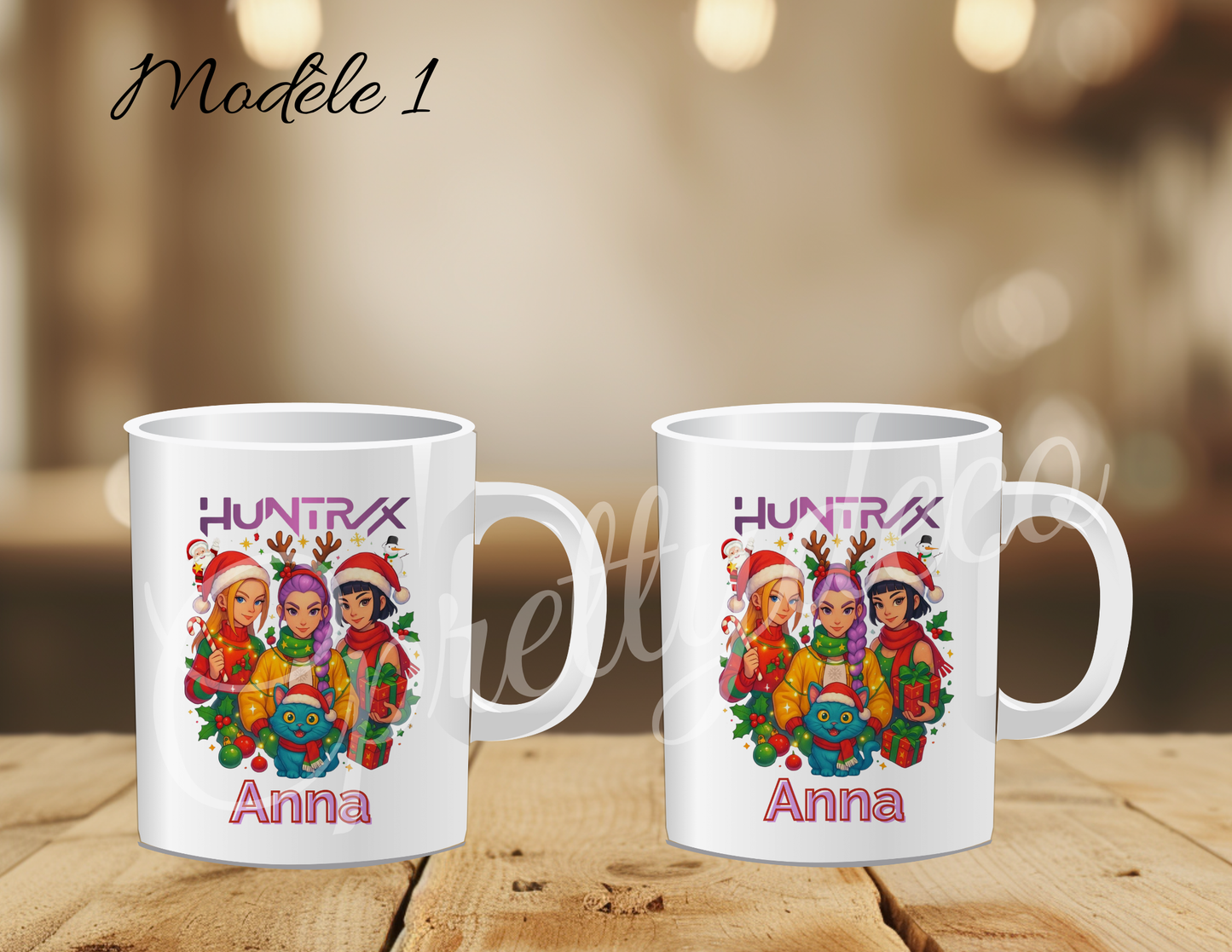 Mug Huntrix personnalisé