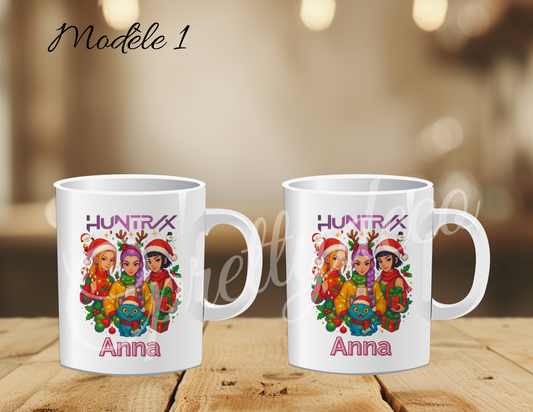Mug Huntrix personnalisé