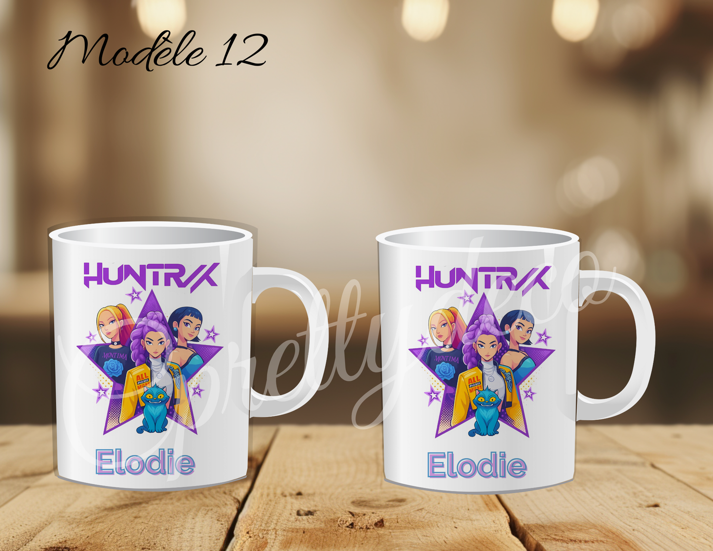 Mug Huntrix personnalisé