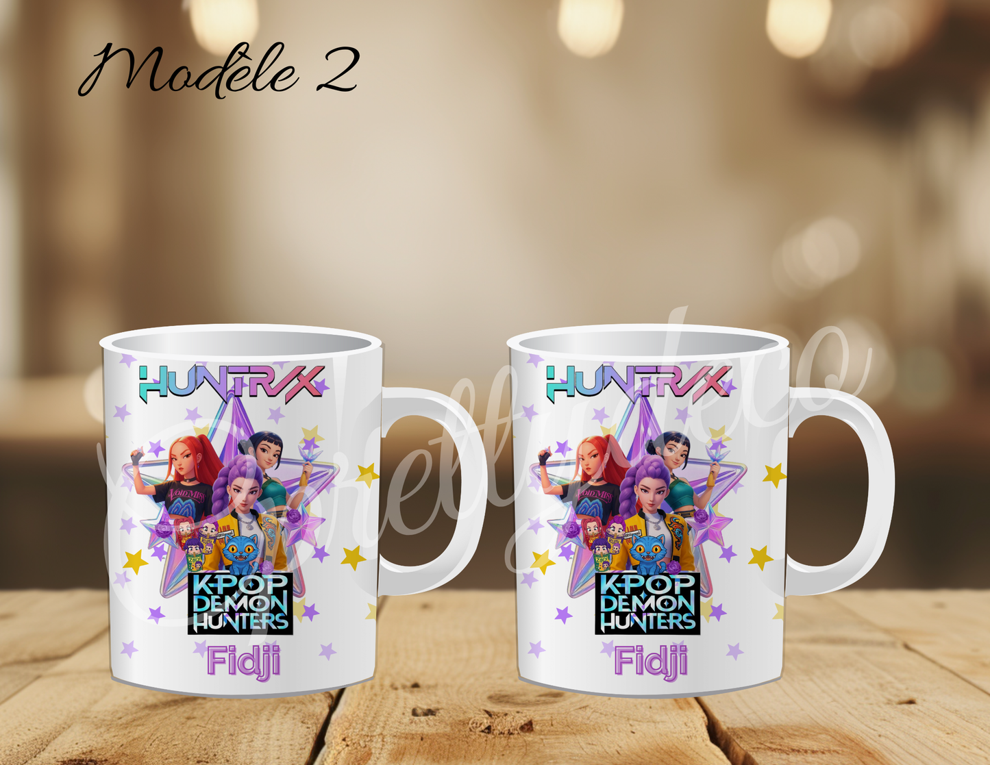 Mug Huntrix personnalisé