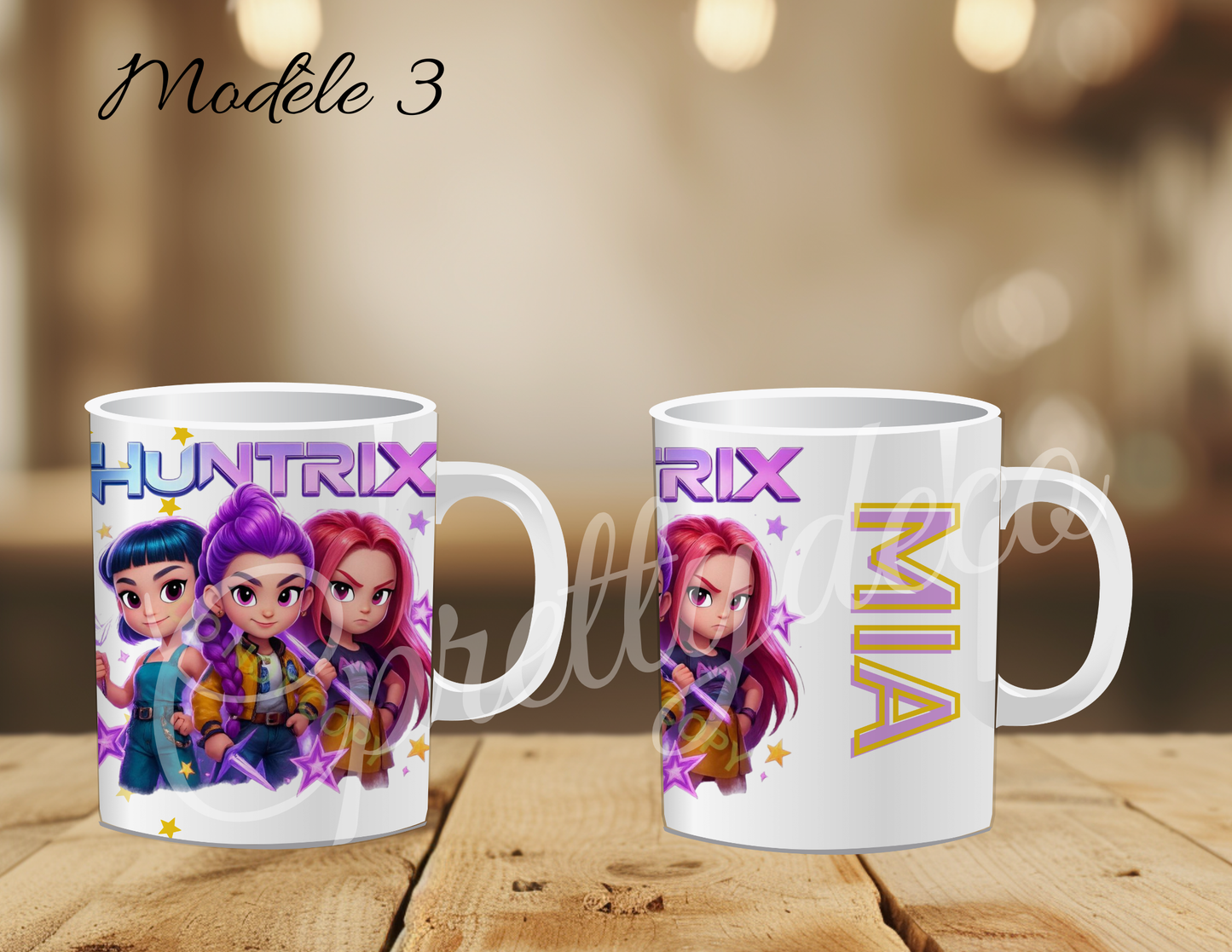 Mug Huntrix personnalisé