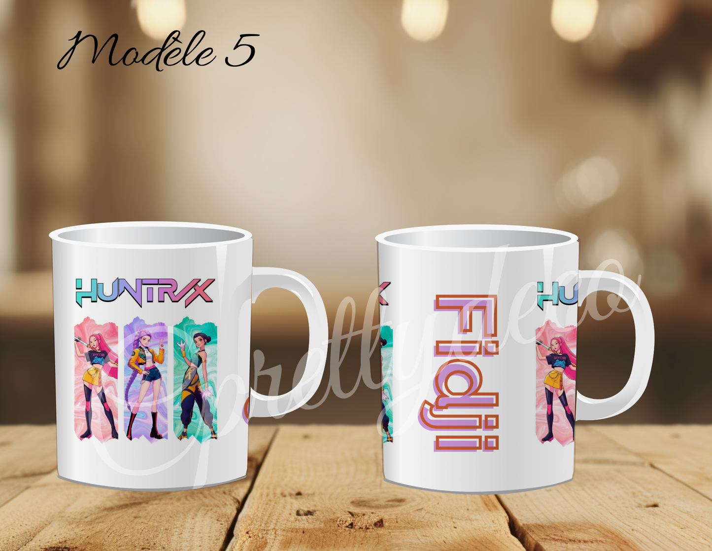 Mug Huntrix personnalisé