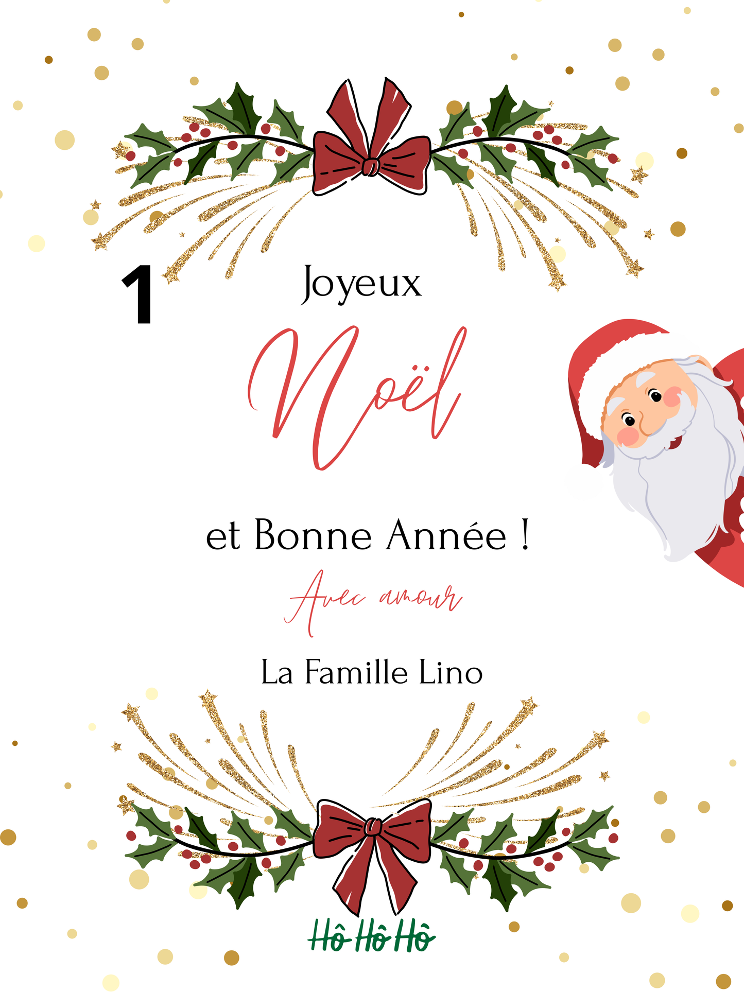 Etiquette bouteille de vin personnalisées Noël / Evènements / Fêtes