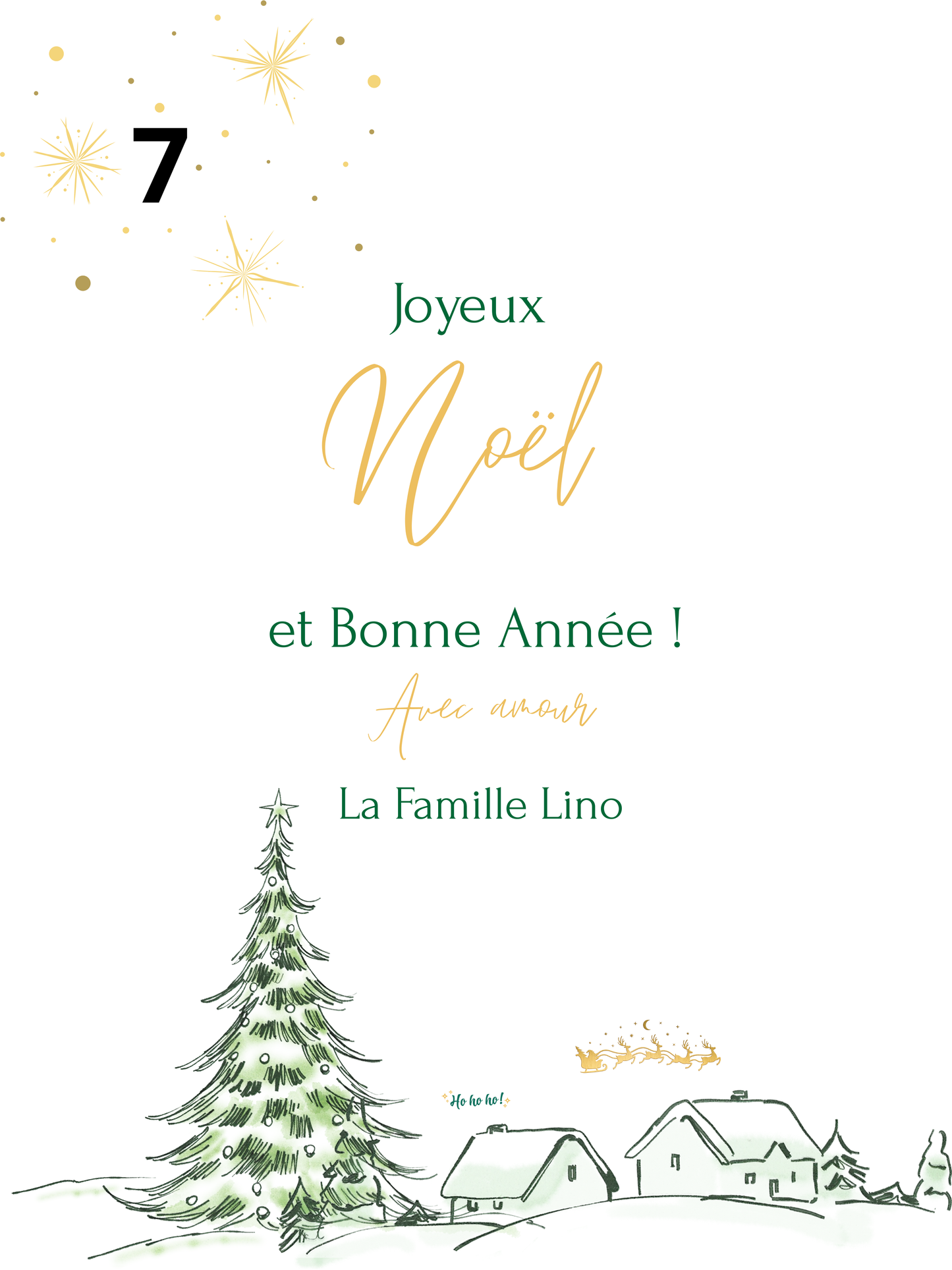 Etiquette bouteille de vin personnalisées Noël / Evènements / Fêtes