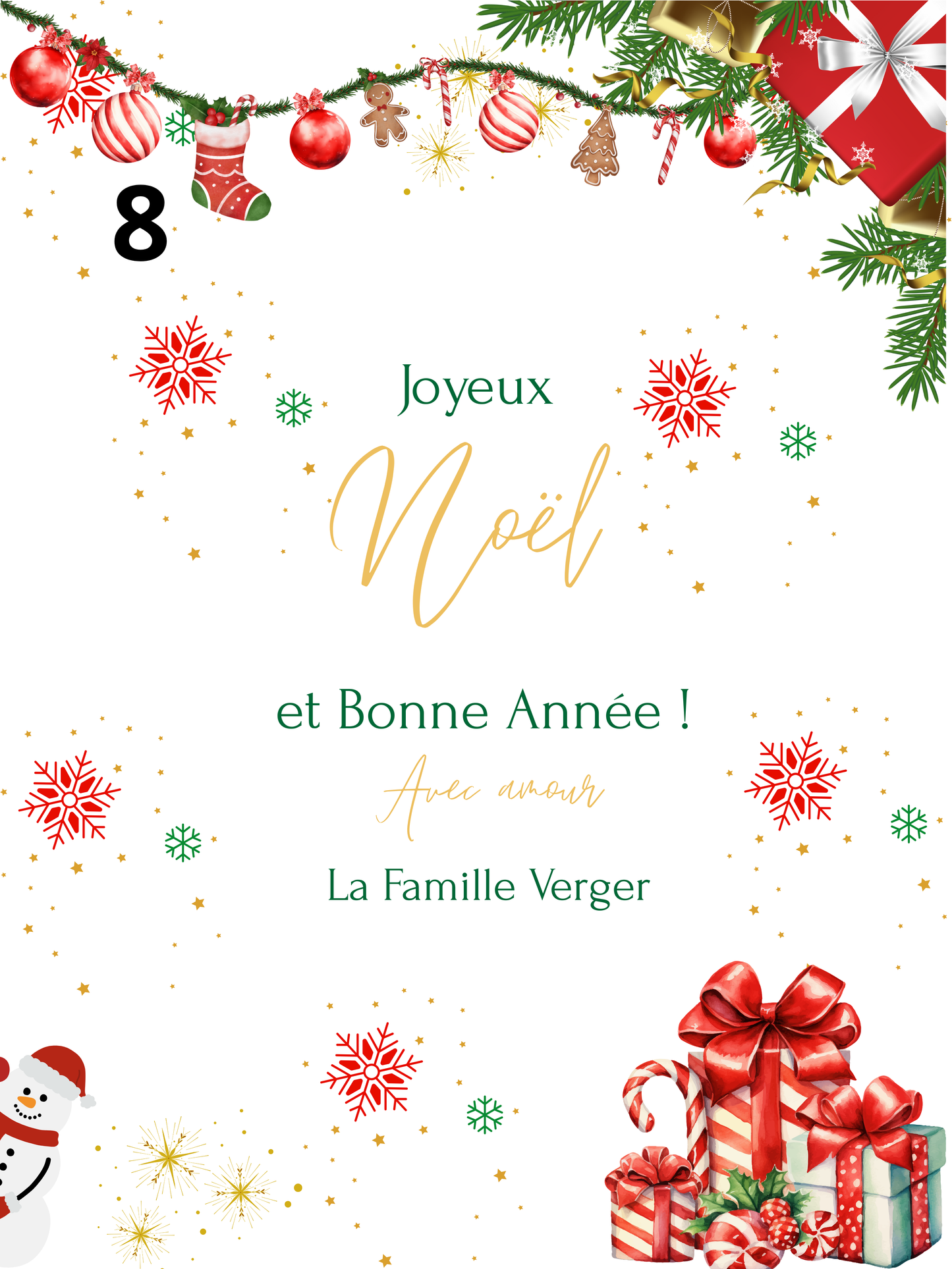 Etiquette bouteille de vin personnalisées Noël / Evènements / Fêtes