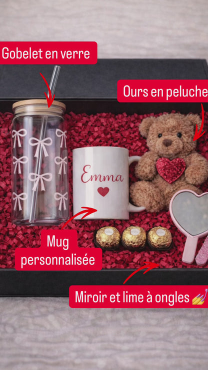 Box spéciale Saint-Valentin – Cadeau romantique personnalisé ❤️